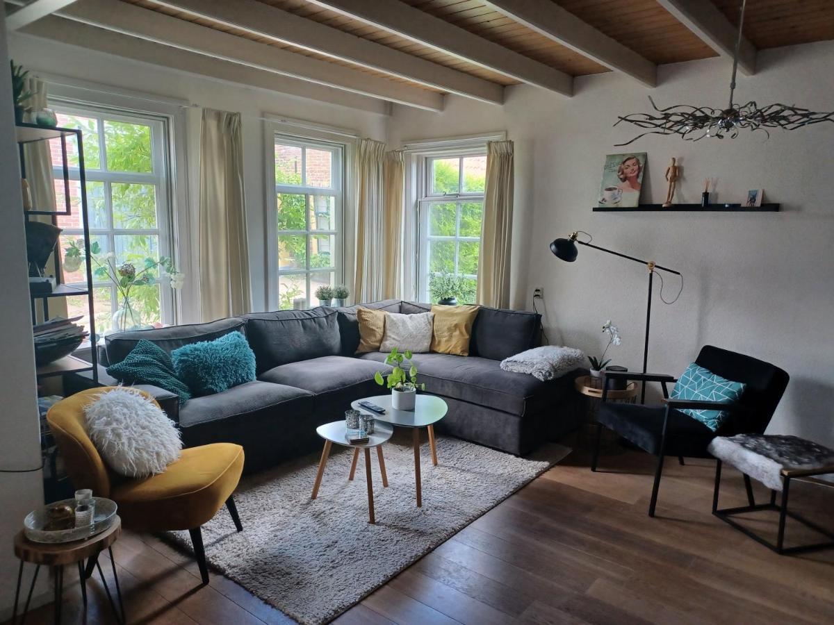 Karakteristiek huis in centrum Winsum Winsum  Bagian luar foto