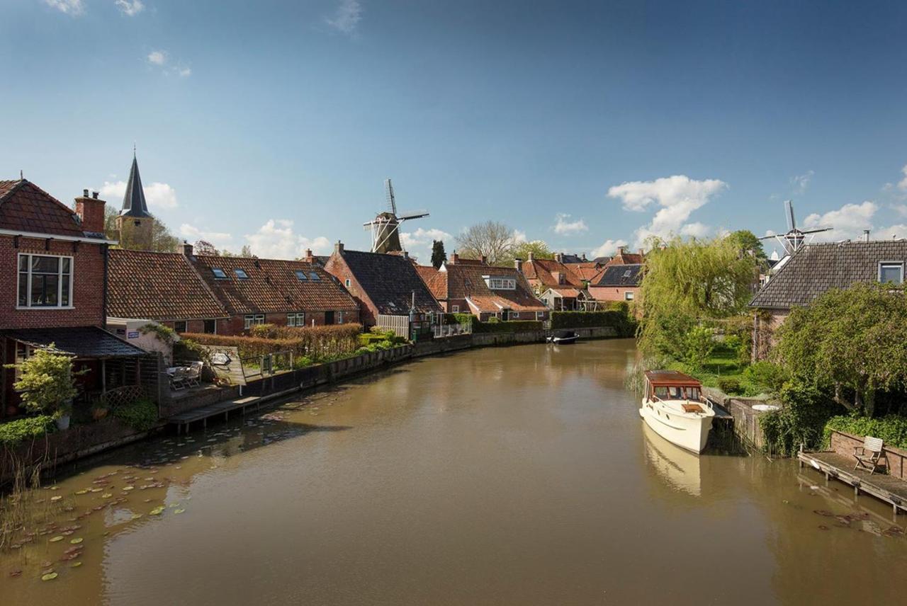 Karakteristiek huis in centrum Winsum Winsum  Bagian luar foto
